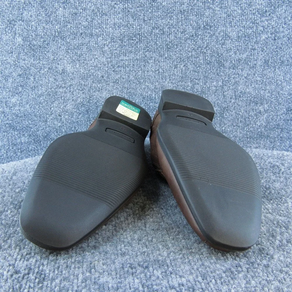 Imac‎ Men Loafer Shoes Brown Leather Slip On Size 42 Medium
